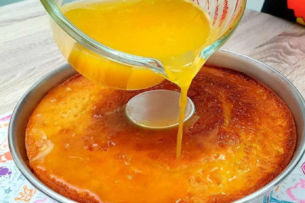 Bolo De Laranja Molhadinho