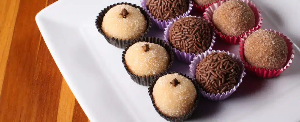 Imagem de brigadeiro, beijinho e cajuzinho, as melhores sobremesas do Brasil